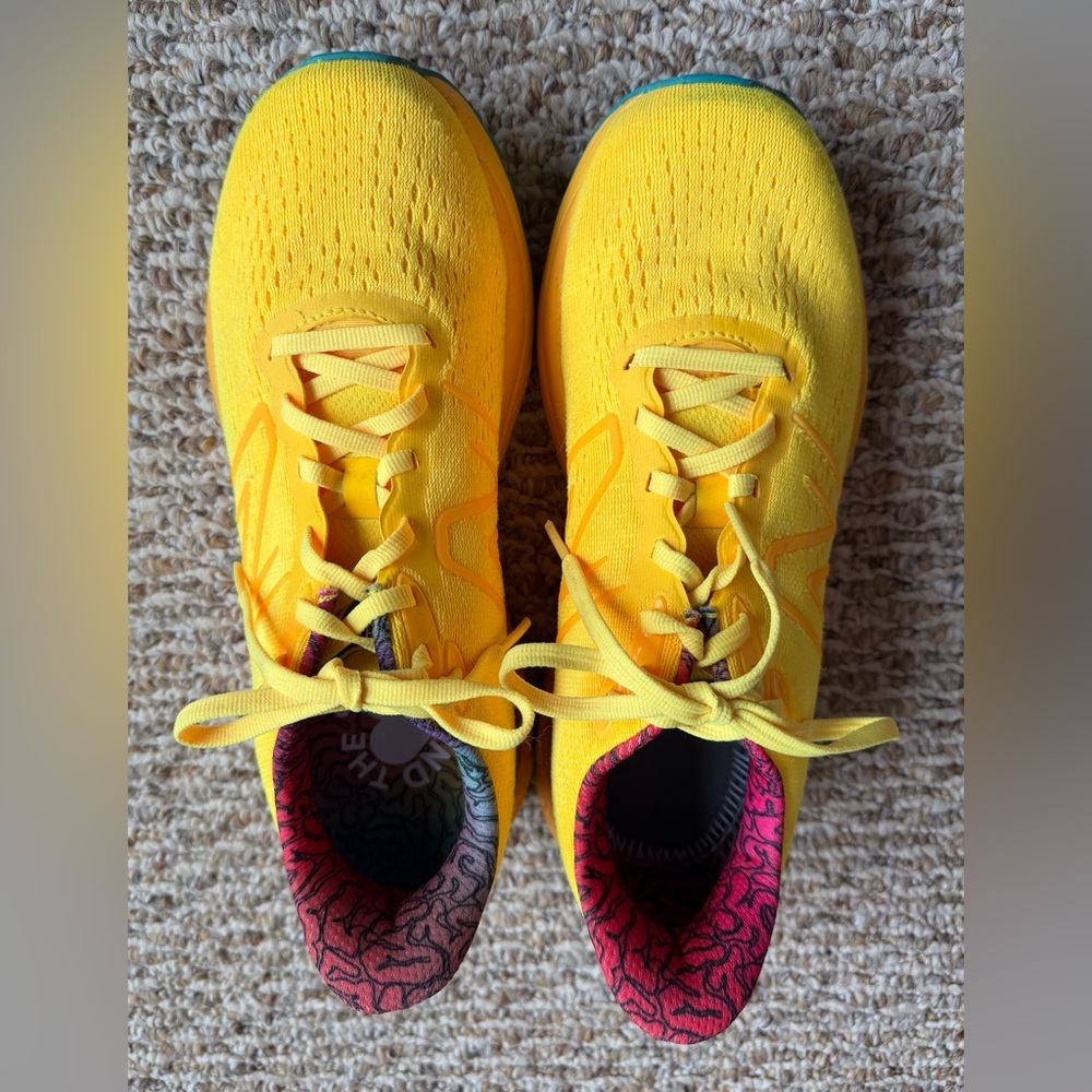 Bright Yellow New Balance Sneakers